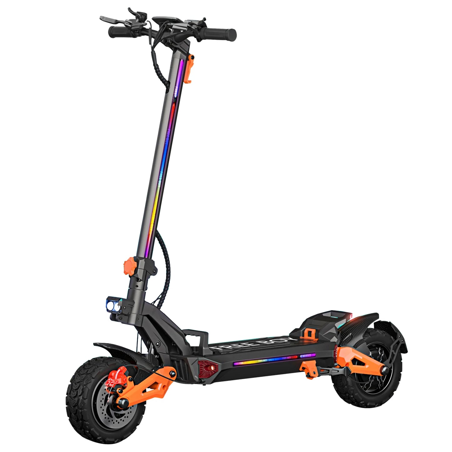 6000W Fast Electric Scooter for Adult,Daul Motor 50mph,60V 30Ah,11'' Off Road Tires,55miles Range,Sport Folding eScooter