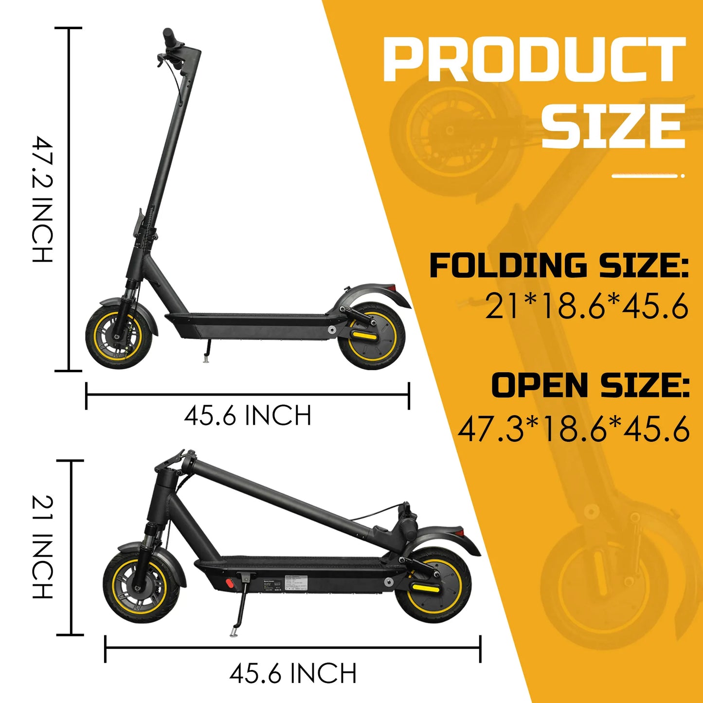 HEZZO G30 Electric Scooter for Adults 500W Motor 36V 15AH Folding Escooter 10 inch Tire City E-scooter APP