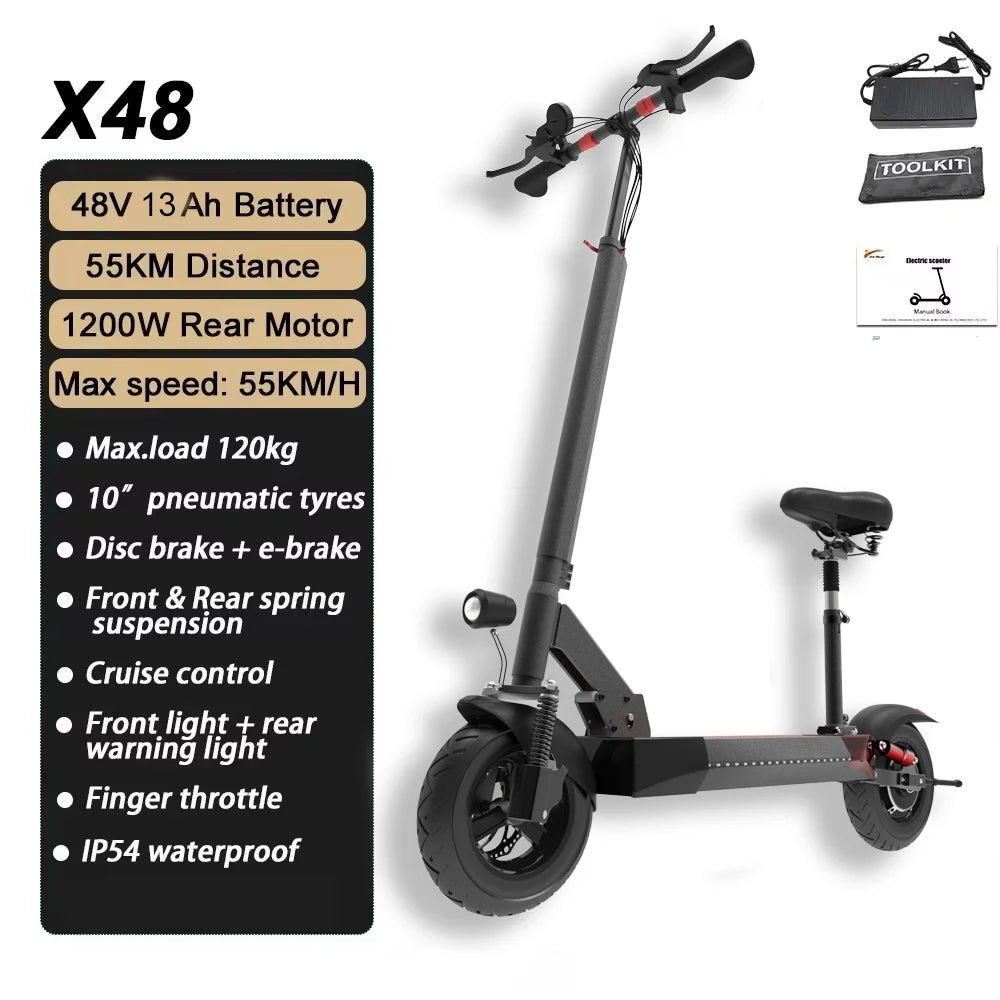 13-30AH Li-Battery Electric Scooter
