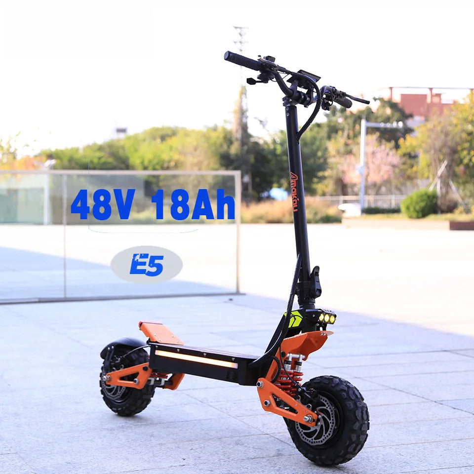 Upgraded NFC Unlocking LCD X5 6000W Dual Motor Eelectric Scooter USA/EU 60V 40Ah Battery Remote Scooter with Seat 11-inch Tires