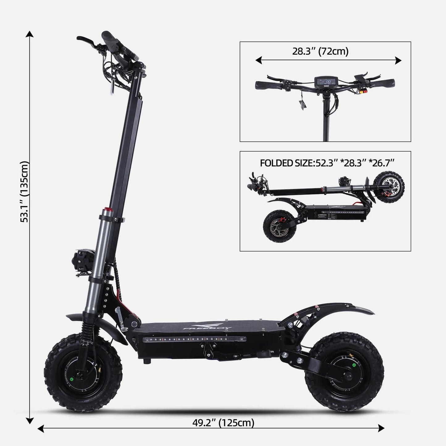 Portable Electric Scooter Max Speed 80-85KMH