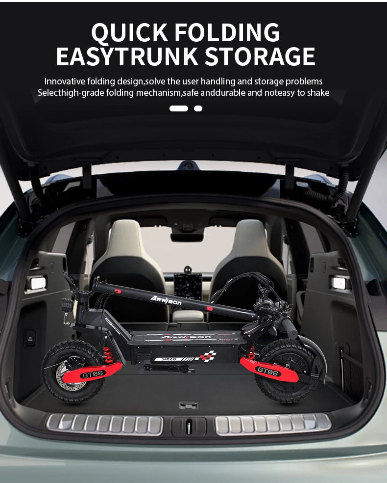 GT06 Adult Electric Foldable Commuter E-Scooter 48V 13H