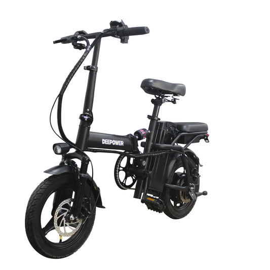 Folding E Bike Adults Motor Electric Dirt Bike 48V 15AH 400W Max 32KM/H Electric Bicycle City 14 inch Tire For Cycling Commuting