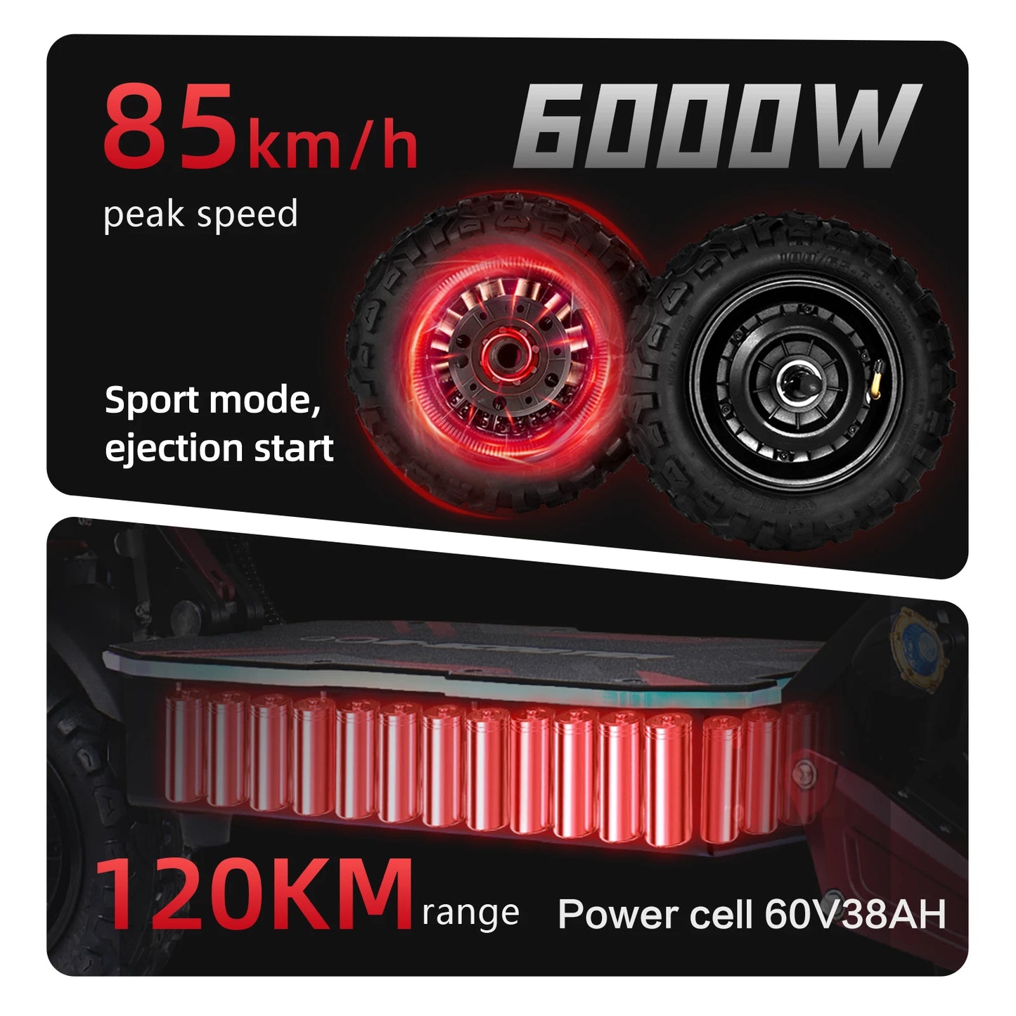 BOYUEDA S5 6000W Electric Scooter Adult