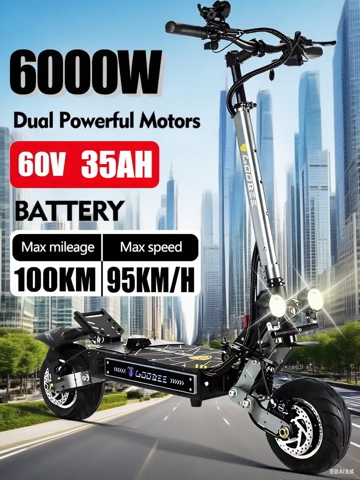 Zon Doo Pro 6000W Electric Scooter