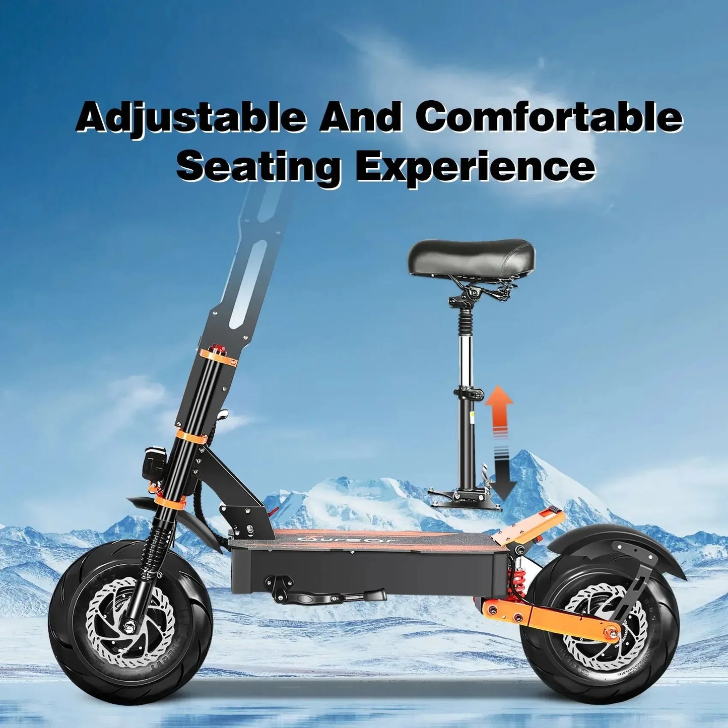X8 PRO 8000W Dual Motor 60v Electric Scooter 14 Inch Big Off-Road Tyres Max Speed 95km/h Lcd Display Folding Scooter with Seat