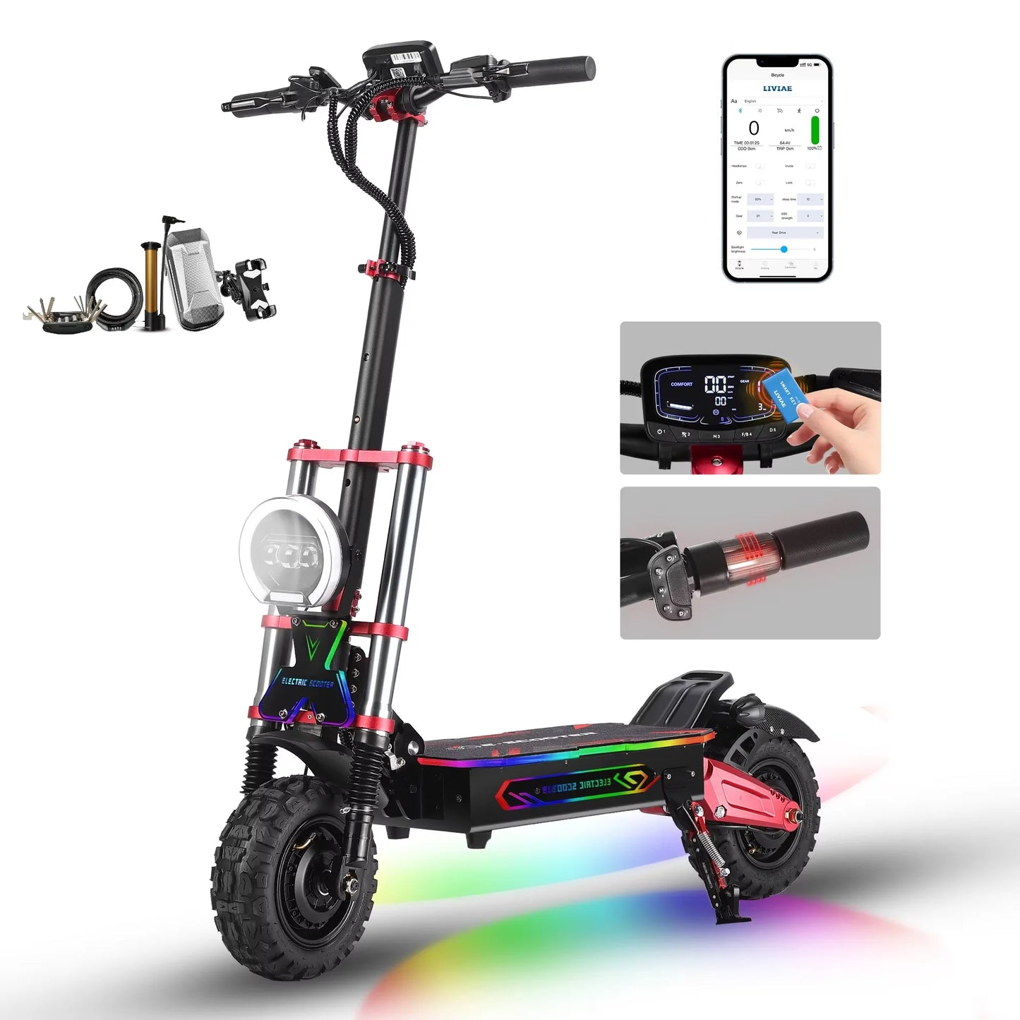 BOYUEDA S5 6000W Electric Scooter Adult