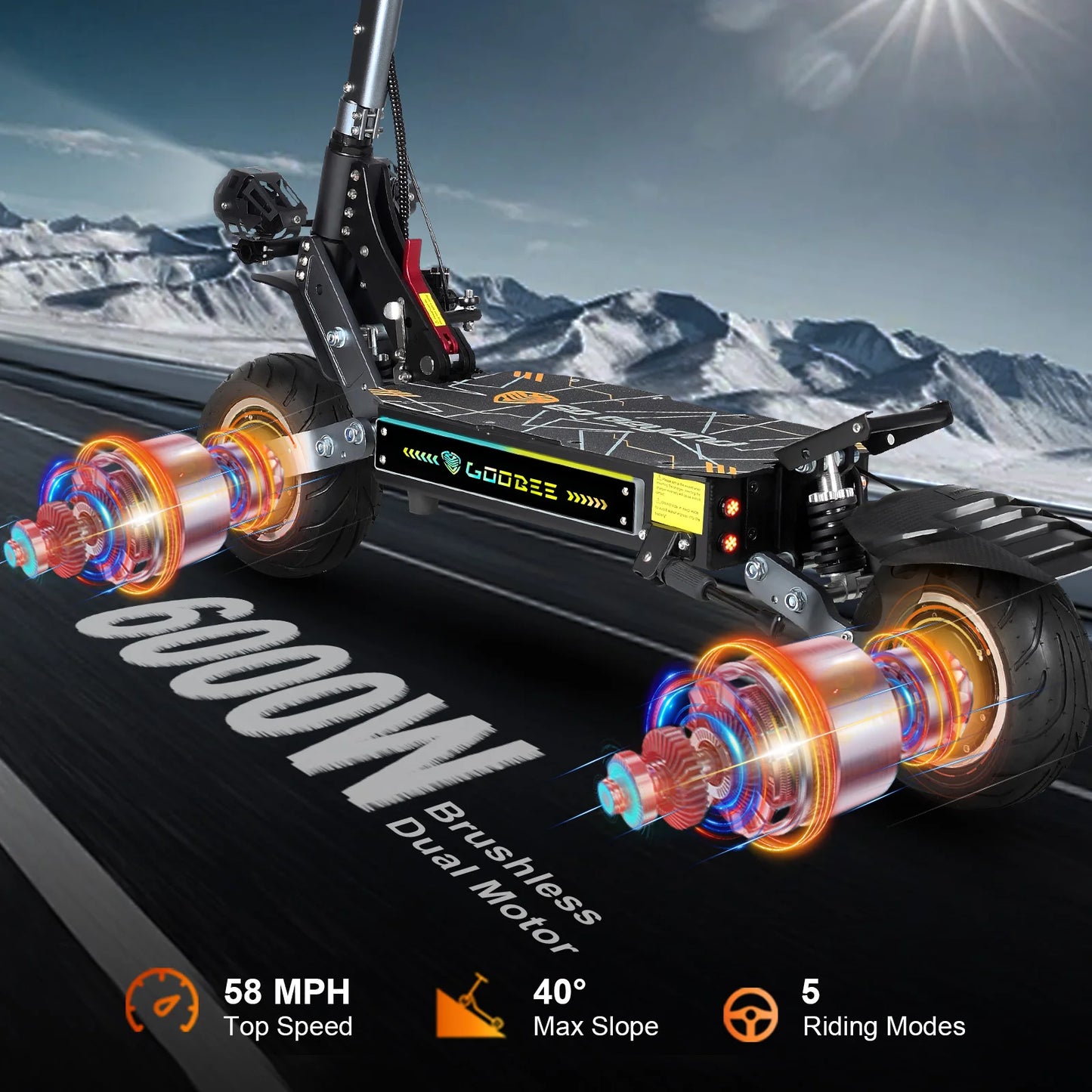 Zon Doo Pro 6000W Electric Scooter