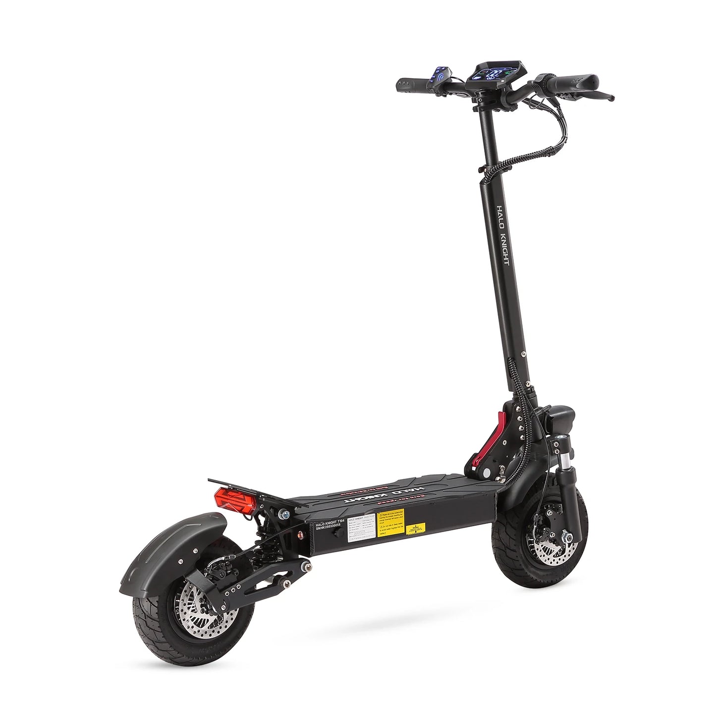 HALO KNIGHT T104 Adult Electric Scooter 2400W Dual Motor Powerful 65KM/H Fast E Scooter 52V 21Ah Cheap Foldable US Kick Escooter