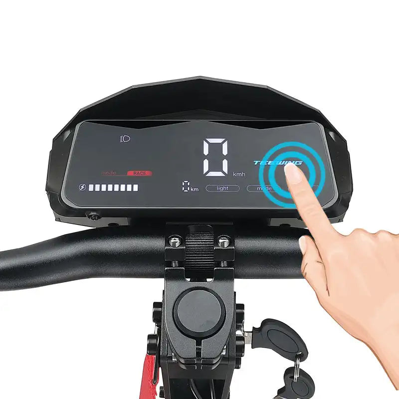 TEEWING GT4 Adult Electric Scooter,2400W Motor,60V20AH Folding E-scooter, 11 Inch Fat Tire,E-mountain scooter