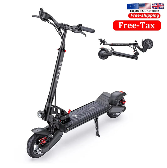 ENGWE Y400 Electric Foldable Scooter, 750W Motor, 23MPH Max Speed, 48V 10.4AH Battery, 25-Mile Range, Urban And Mountain Travel