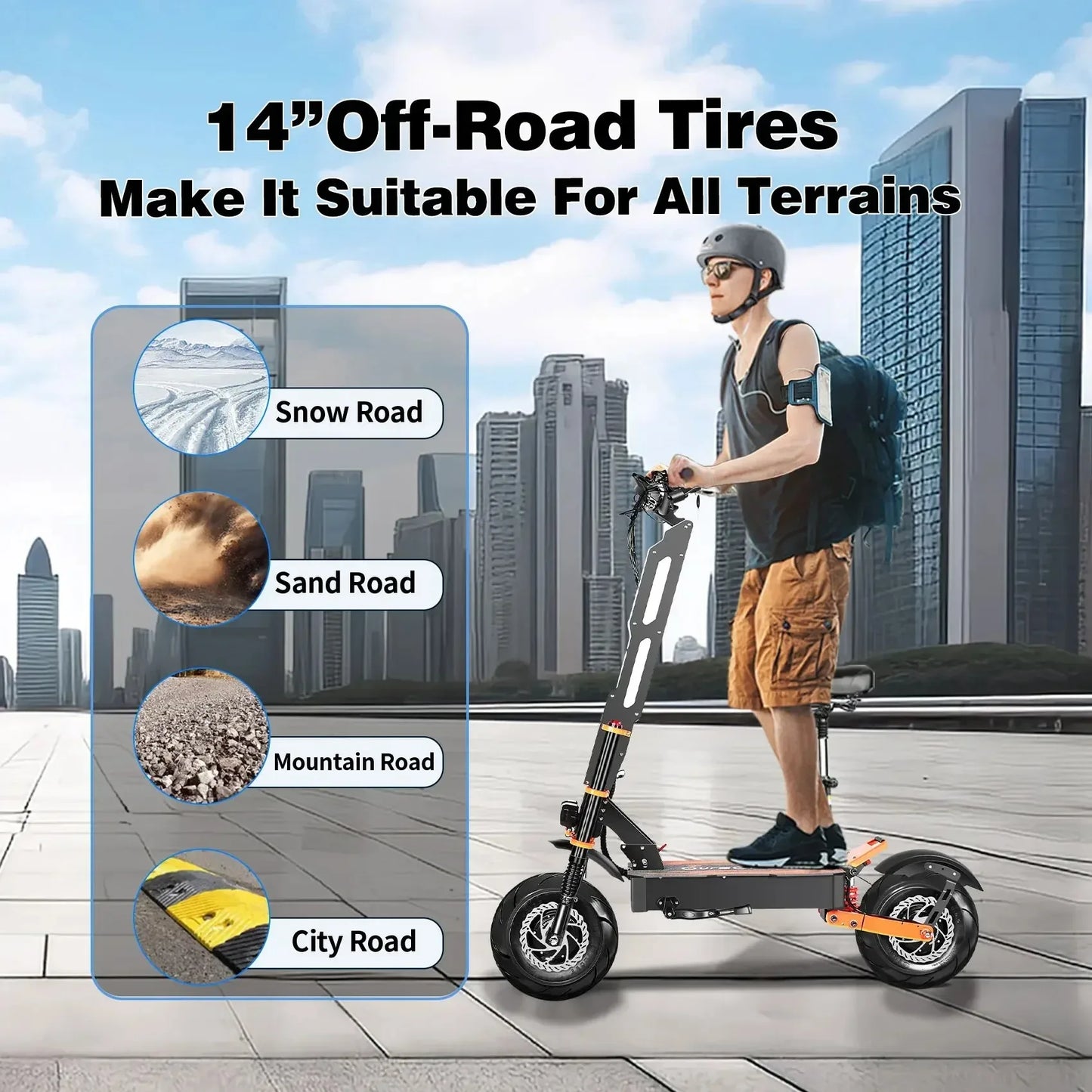 X8 PRO 8000W Dual Motor 60v Electric Scooter 14 Inch Big Off-Road Tyres Max Speed 95km/h Lcd Display Folding Scooter with Seat