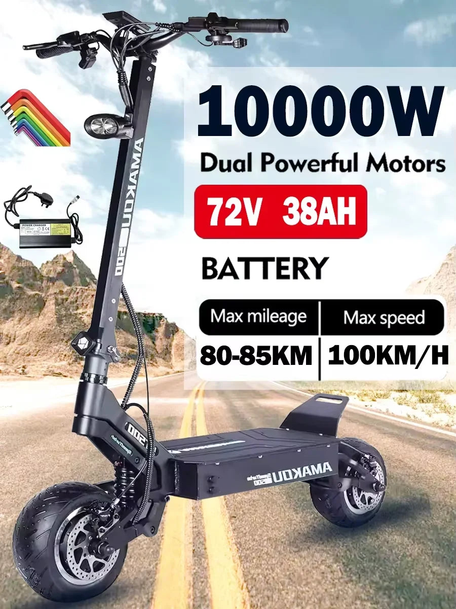 TOURSOR X7 ST500 EU New 10000w 72v 38ah Dual Motor Electric Scooter Max Speed 100km/h Range 80km Foldable Electric Scooter