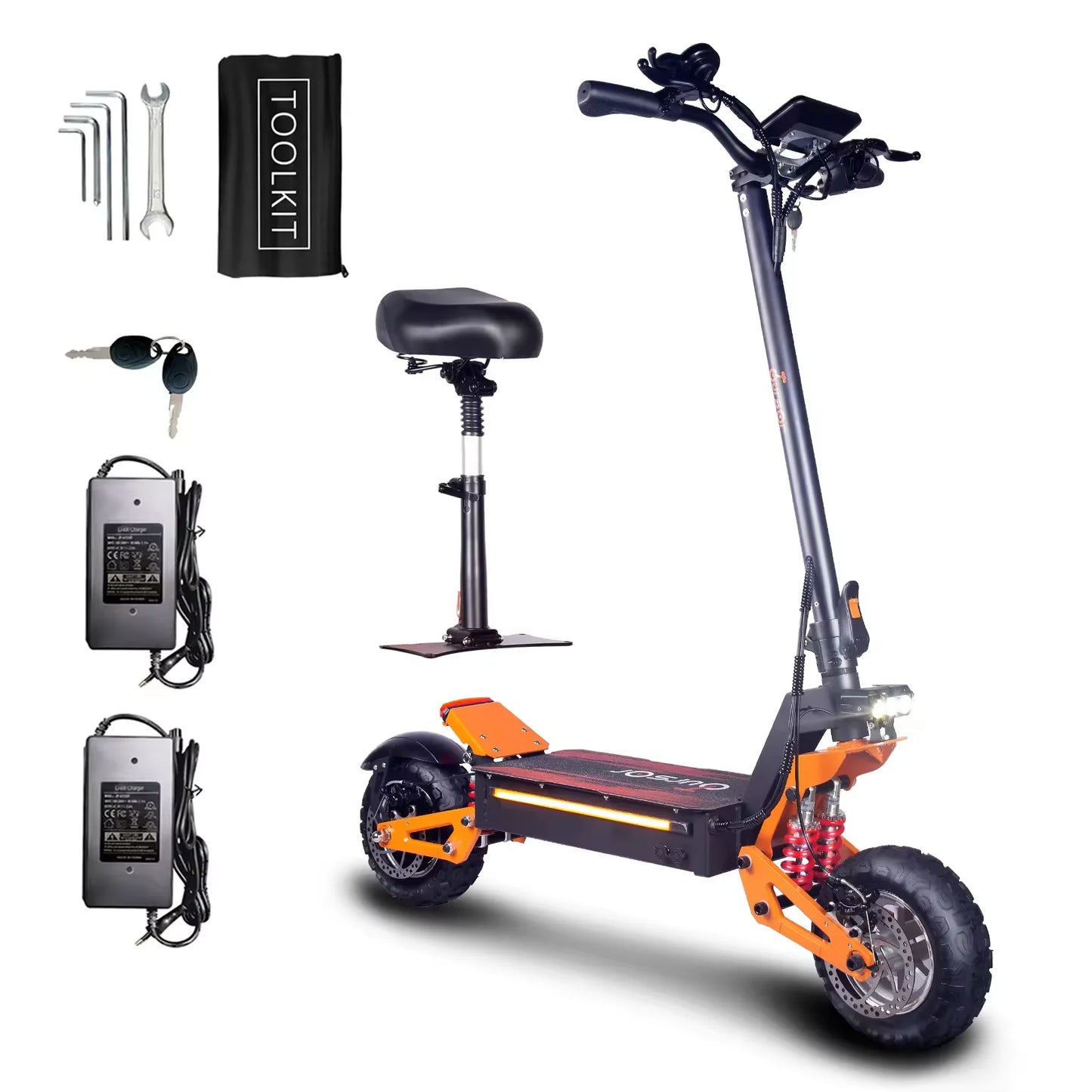 X5 Electric Scooter 6000W60V40V Dual Suspension Shock Absorption Maximum Speed 95 Km/H 11 Inches Maximum Mileage 90 Km Off-road