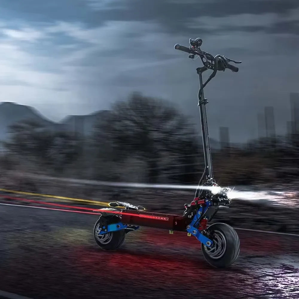 US Escooter 2025 ZonDoo 11Inch Fast Electric Scooter 6000W 60V 38AH Dual Motors Max Speed 95km/h Max Range 110km Hydraulic brake