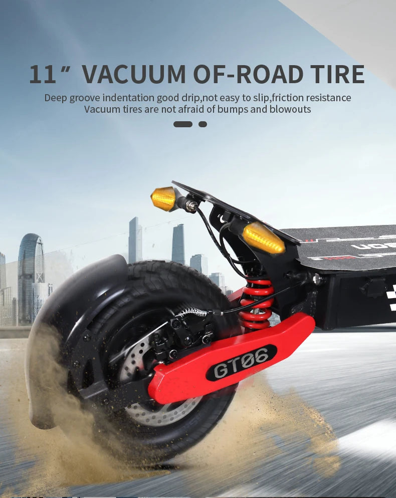 GT06 Adult Electric Foldable Commuter E-Scooter 48V 13H