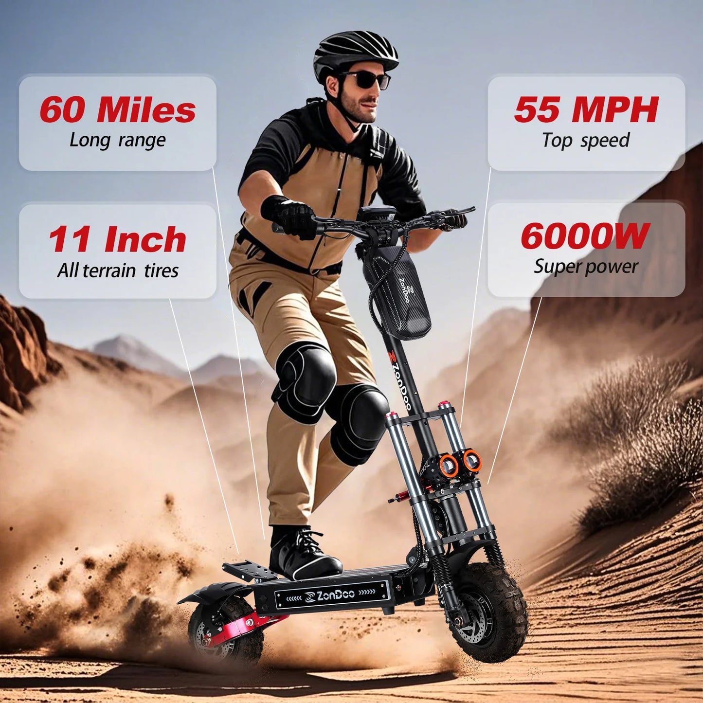 ZO03 Plus Adult Electric Scooter