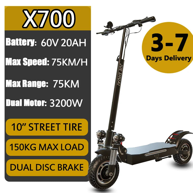 100KM Long Range Electric Scooter
