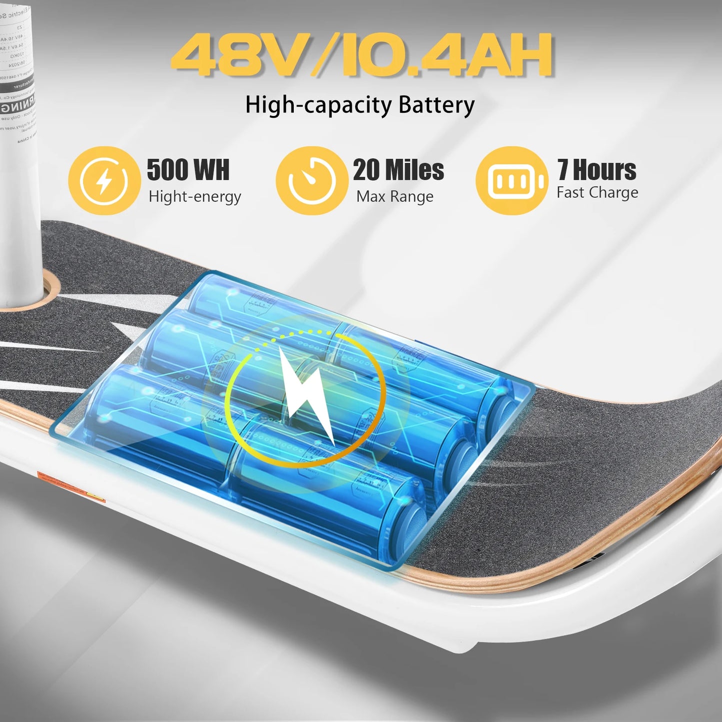 Peak 1200W Electric Scooter with Kids Seat,12" Shock-Absorbing Tires,500Wh Battery up to 30 Miles,Foldable for Commuting