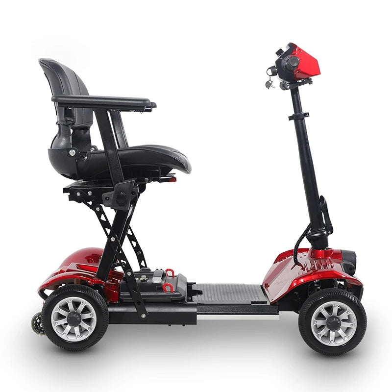 4 Wheel Foldable Lightweight Li-ion Mobility Scooters for Adults,electric mobility scooter elderly