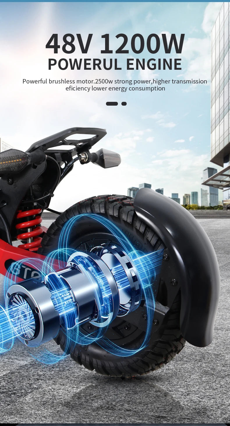 GT06 Adult Electric Foldable Commuter E-Scooter 48V 13H