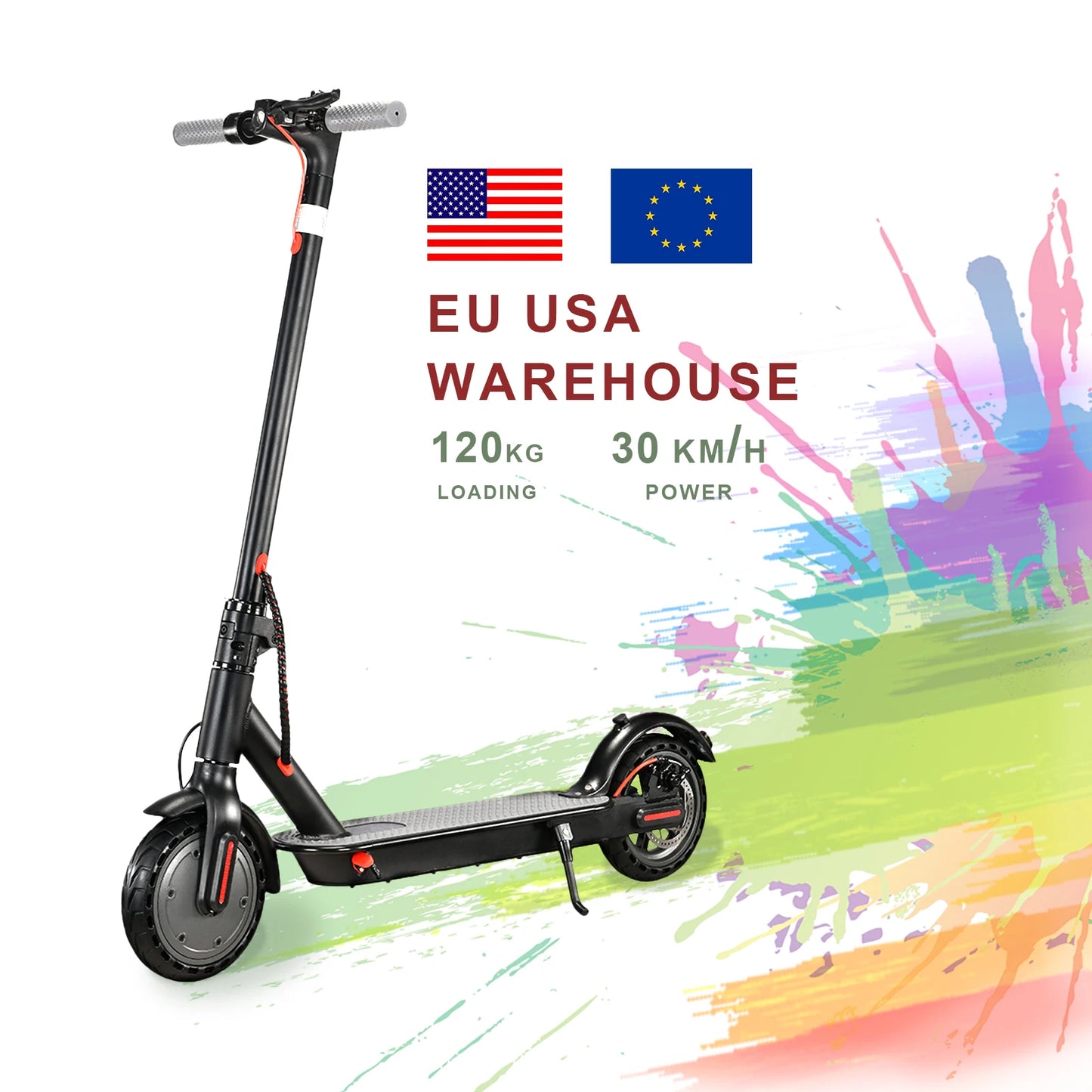 FREEBOY J-03 Adult Electric Scooter 350W Motor 36V 10.4AH Folding E-Scooter 8.5 Inch Tire City eScooter