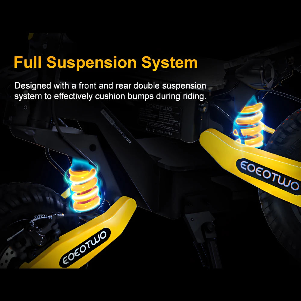 Electric Scooters 40mph 2400W Dual Motors 52V23AH Lithium Battery E Scooter Adult Hydraulic Brake 11'' Off-Road Tires Escooter