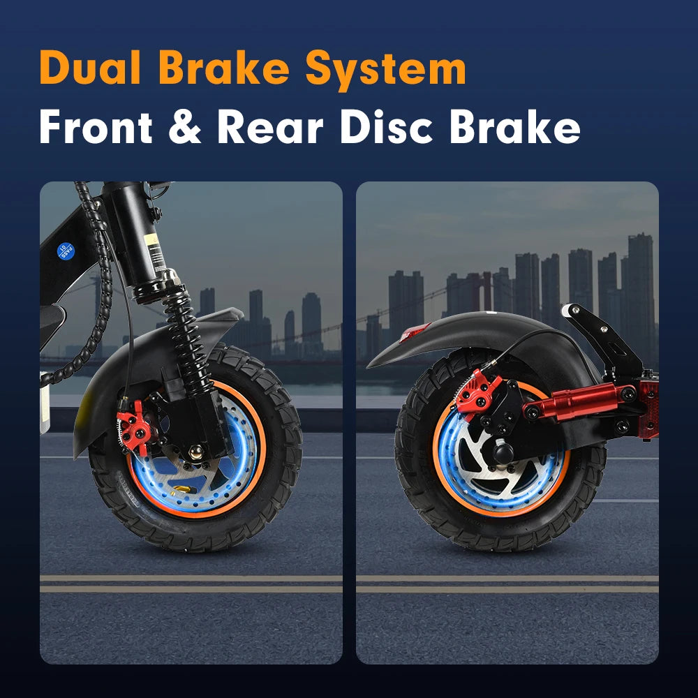 Mankeel Adults Electric Scooter Powerful Foldable Escooter 800W 48V 15AH Off Road Tire Explosion-proof Electric Scooter