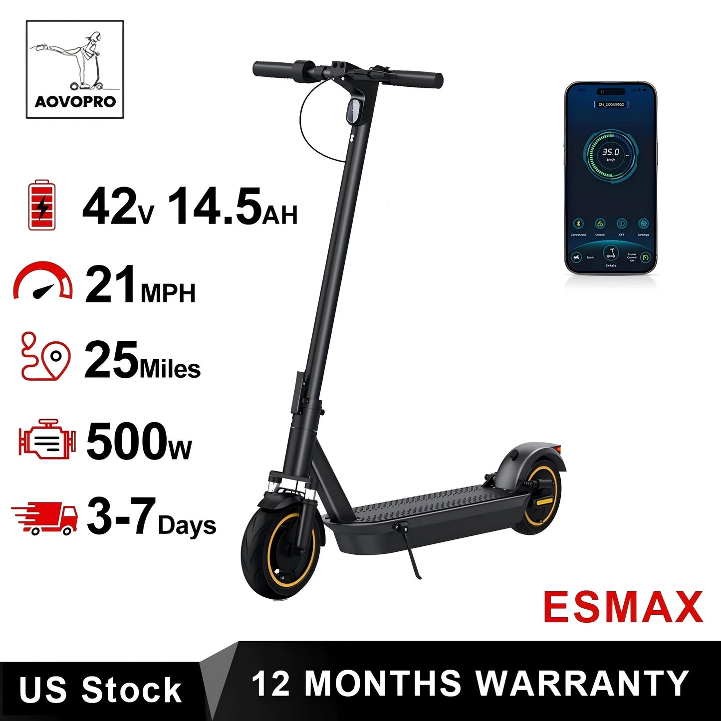 AOVOPRO ESMAX Electric Scooter