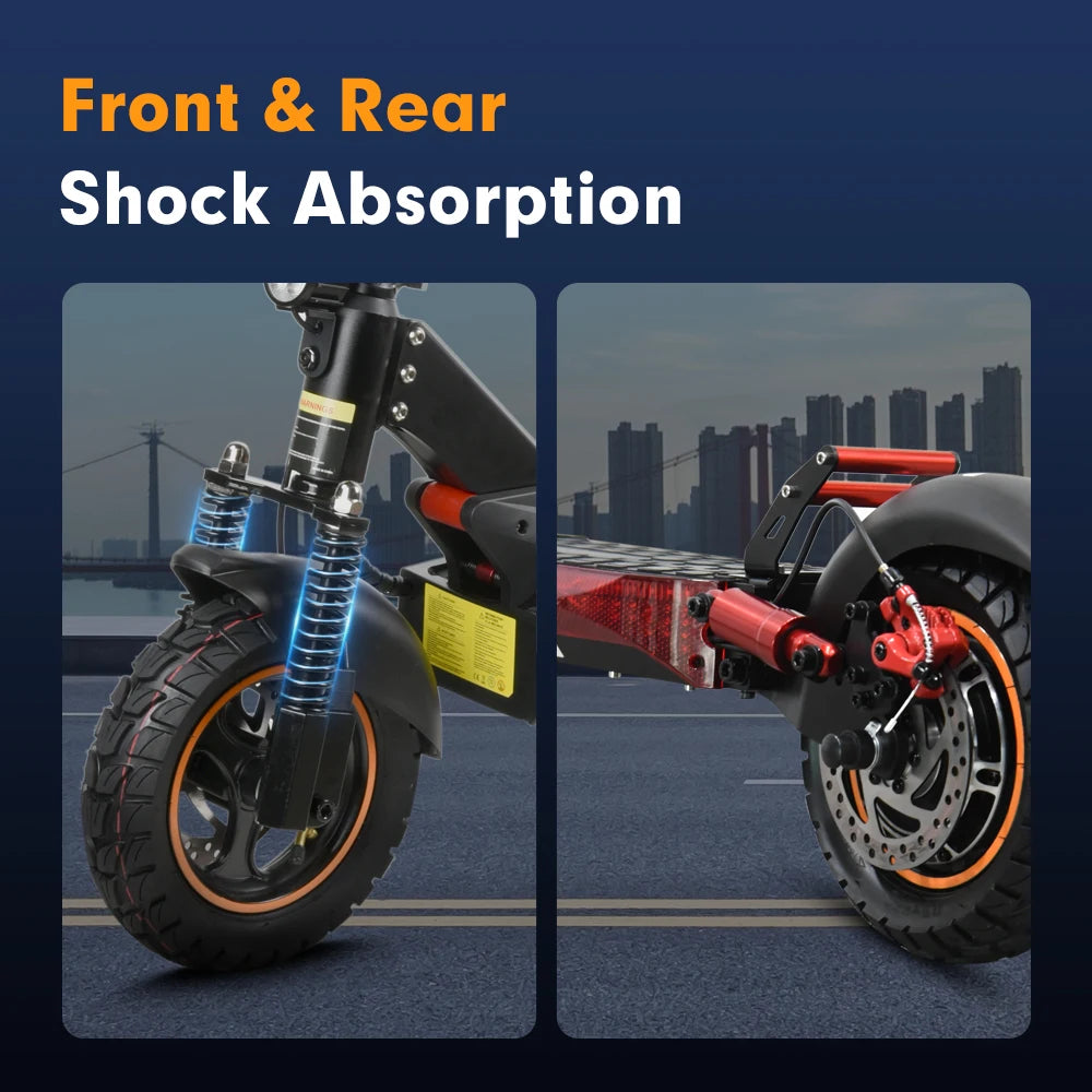 Mankeel Adults Electric Scooter Powerful Foldable Escooter 800W 48V 15AH Off Road Tire Explosion-proof Electric Scooter