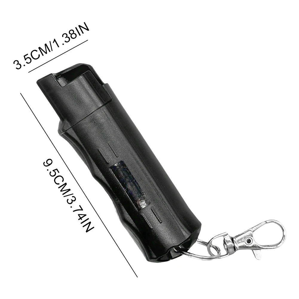 20ml Multipurpose Pepper Spray Keychain Plastic Self-Defense Outdoor Safety Keychains Personal Defense Spray for Women & Men