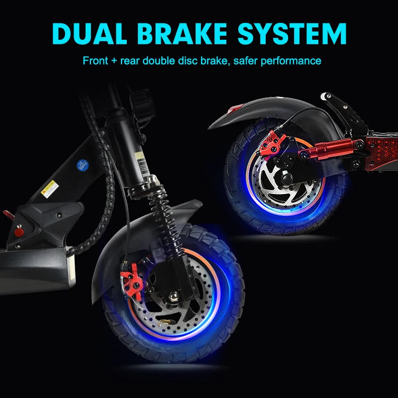 Mankeel MX-14 10" Off-road Tire Kick Electric Scooter 48V 15Ah 45km/h Foldable E-Scooter 800W Motor Electric Scooter For Adult