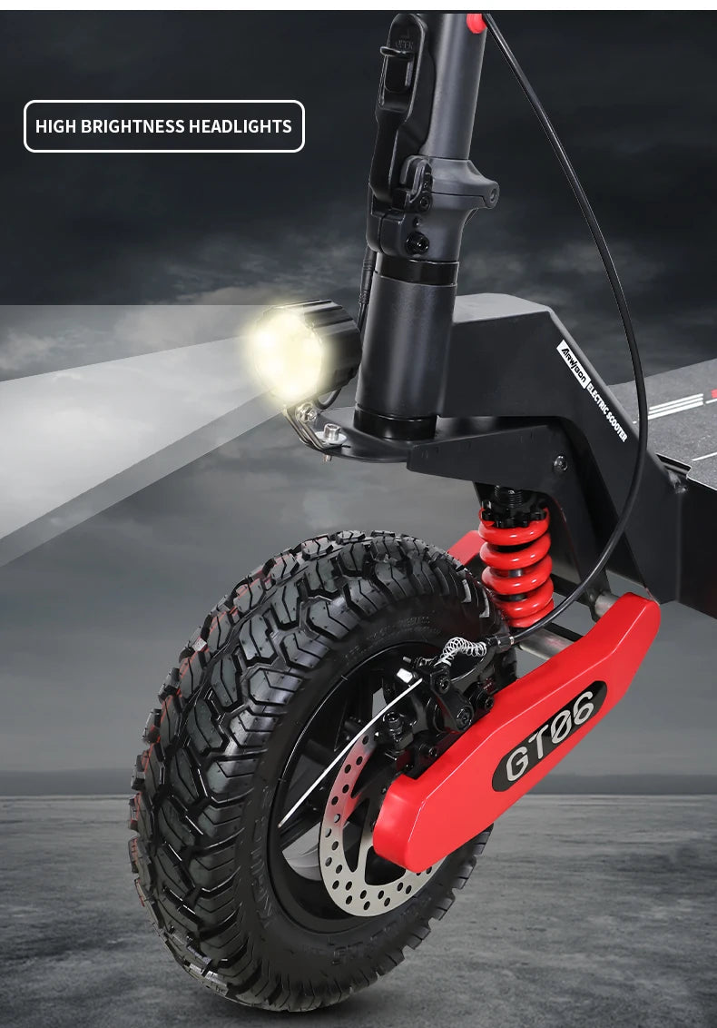 GT06 Adult Electric Foldable Commuter E-Scooter 48V 13H