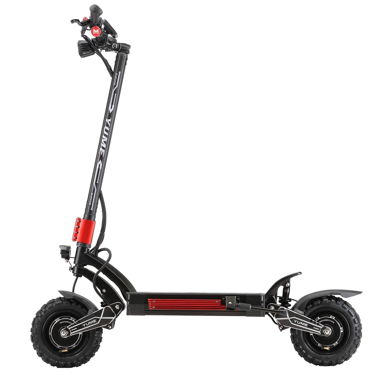 YUME Raptor 6000W Dual Motor Electric Scooter Adult Foldable Off-road Electric Scooter 60V-27AH Max Speed 85KM/H Max Range 100KM