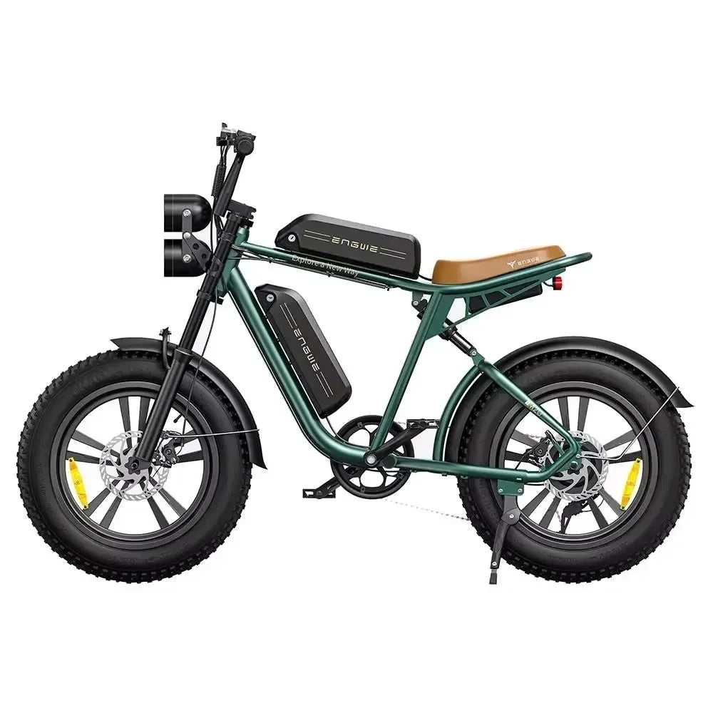 ENGWE M20 Electric Bicycle 750W Motor 48V26AH Dual Battery Mountain Snow Ebike Electric Motorcycle 20*4.0 Fat Tire Electric Bike