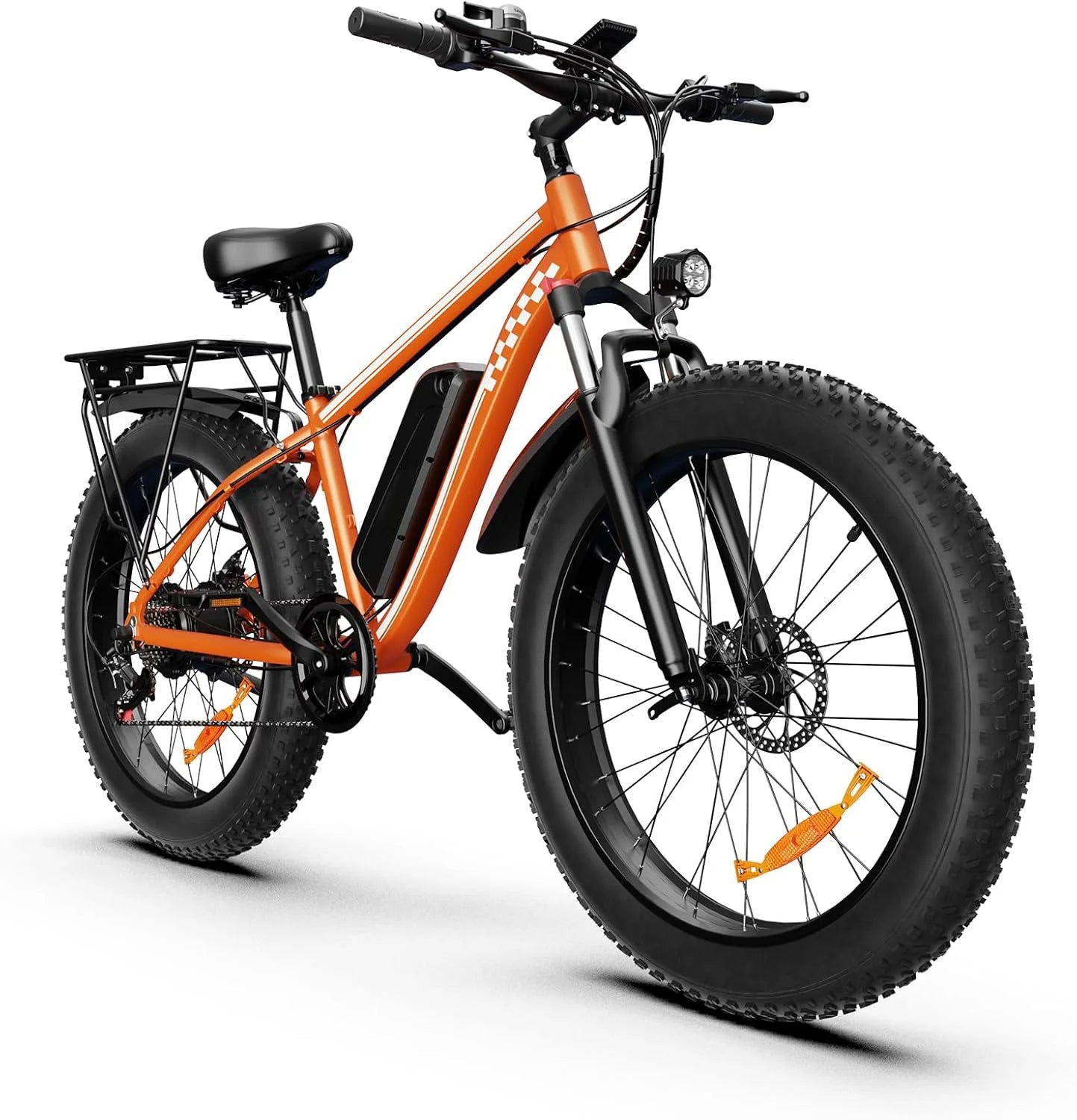 EBike 1000W Peak Power 48V15AH Battery Electric Bikes Double Shock Absorber 26-inch All-terrain Fat Tire Aldult Electric Bicycle