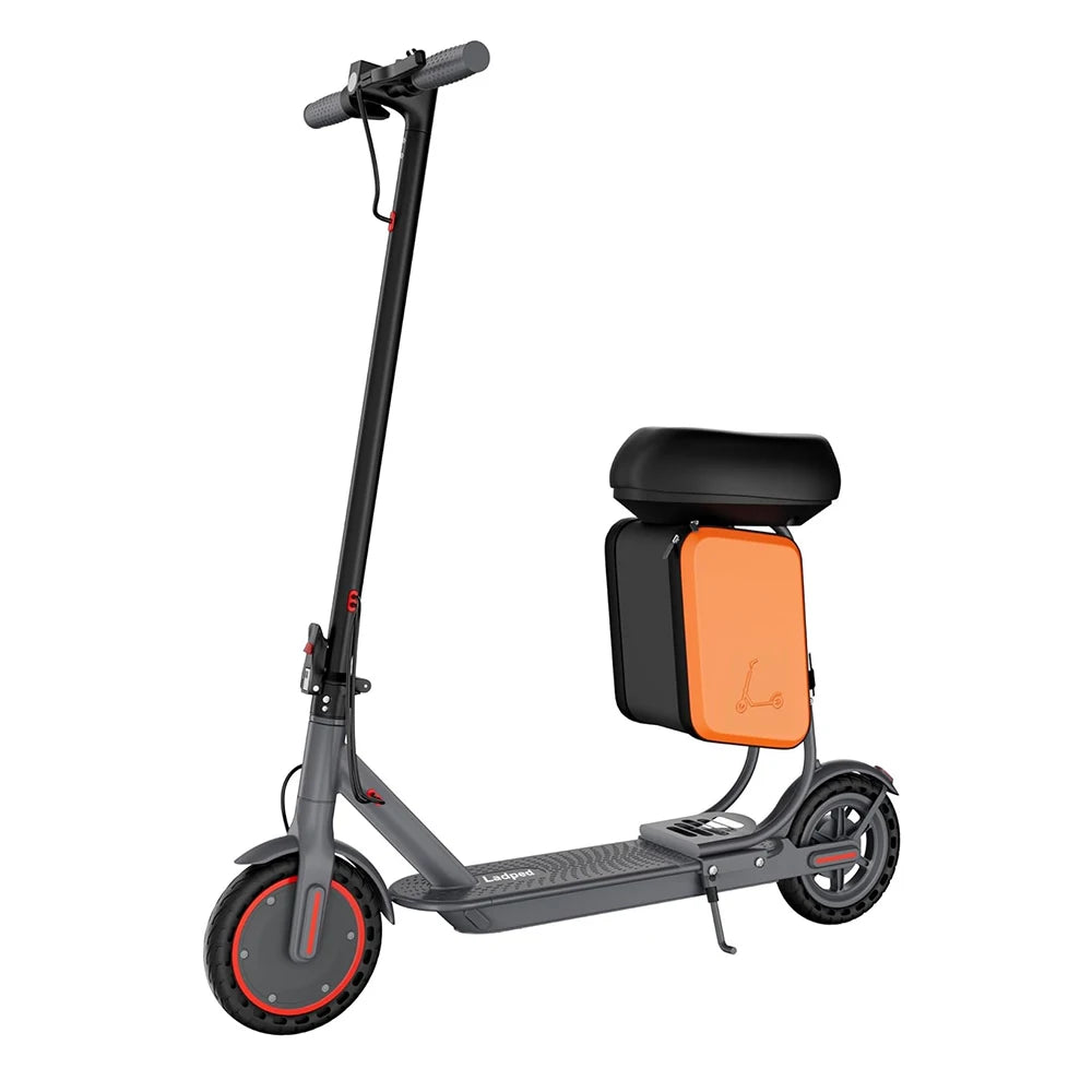 LADPED Electric Scooter 350W Motor 36V 5.2Ah Battery app Control 19mph Max Speed Up to 16miles Range Foldable Scooter with Seat