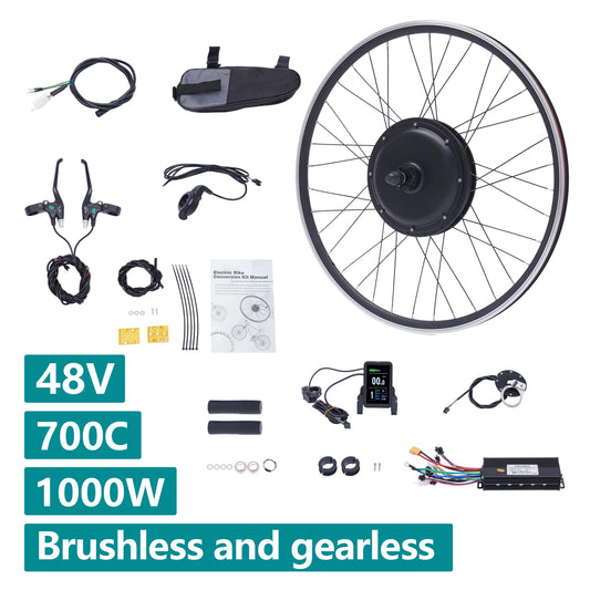 48V 1000W Front Wheel Electric Bicycle Motor Kit