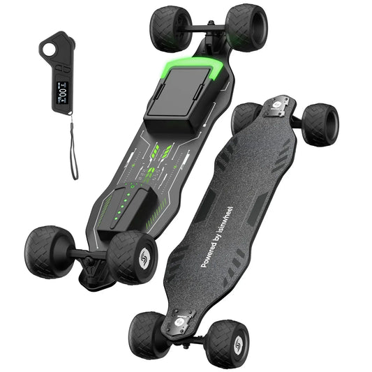 Isinwheel V8 Adult Electric Skateboard 37V 5Ah Battery 600W*2 Dual Motor f-road wheels E-skateboard E-scooter