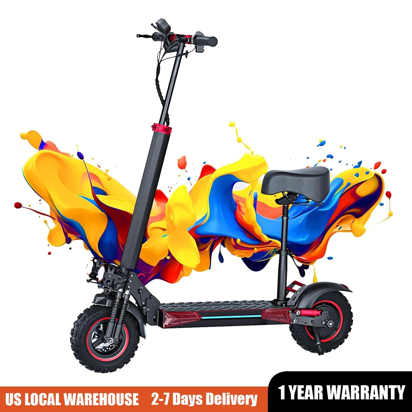 1200W Off-road Electric Scooter with Seat