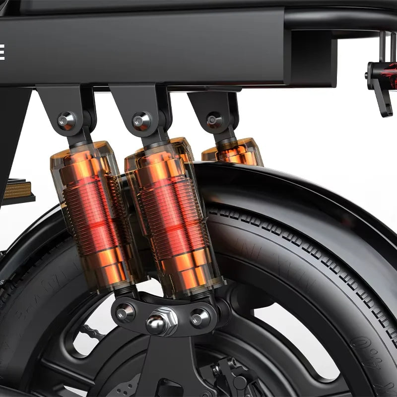 Ebike G16 1000W motor 48V 20AH battery, super shock absorption, foldable, 16 inch tires, urban commuting electric bicycle.