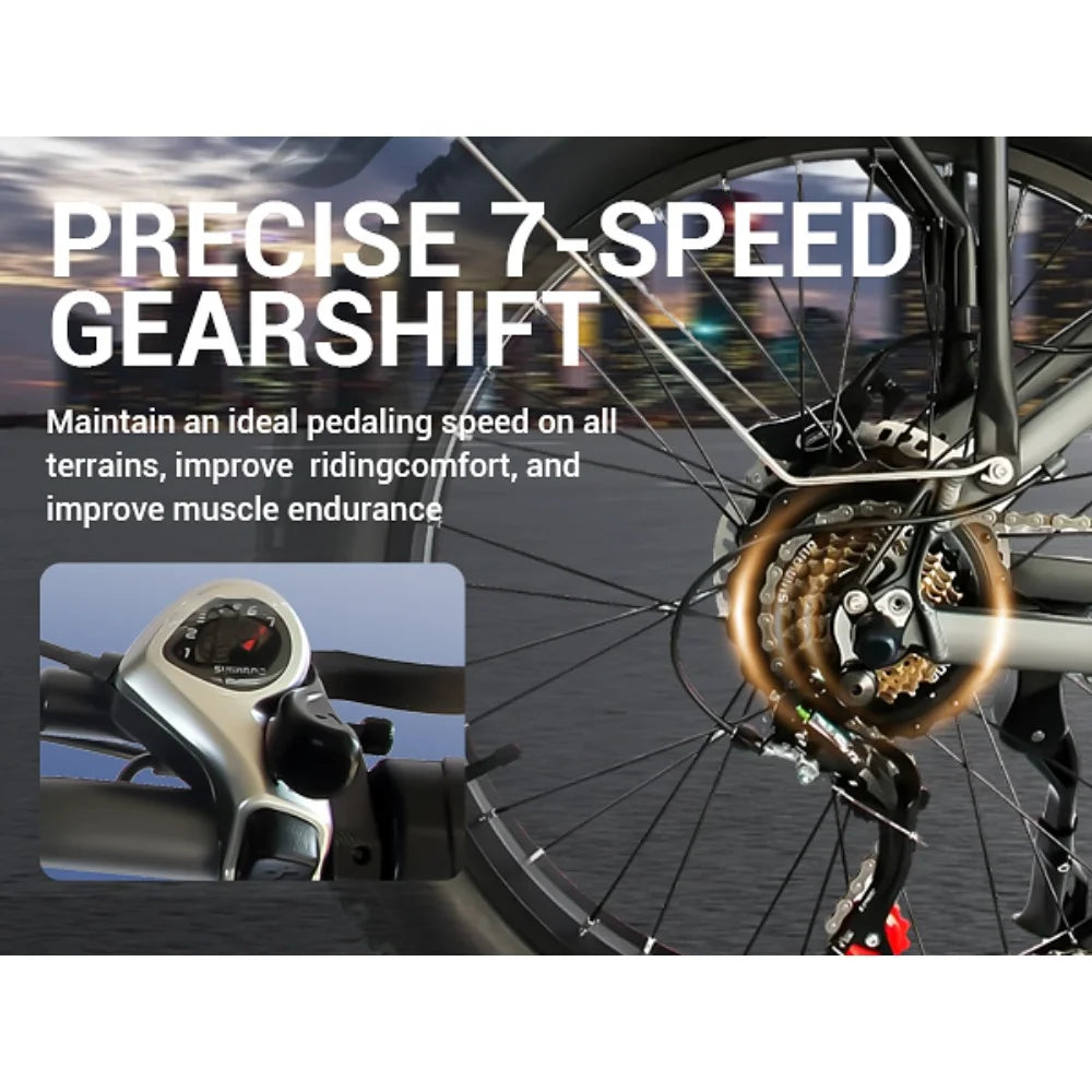 ORLMS MX500 E Bike Peak 3000W Dual Motor 52V25AH Lithium Battery Electric Bicycle 24-inch All-terrain Fat Tires Electric Bike