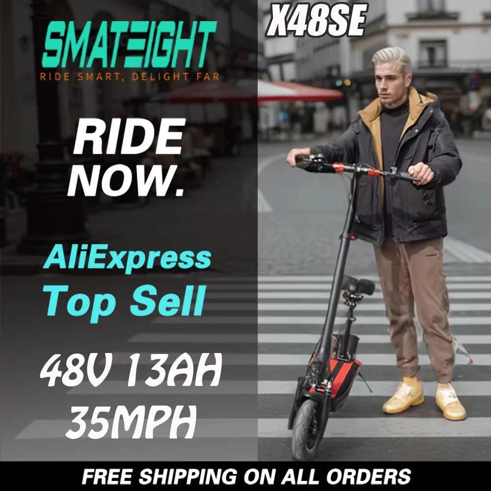 Like New X48 Electric Scooter with Seat