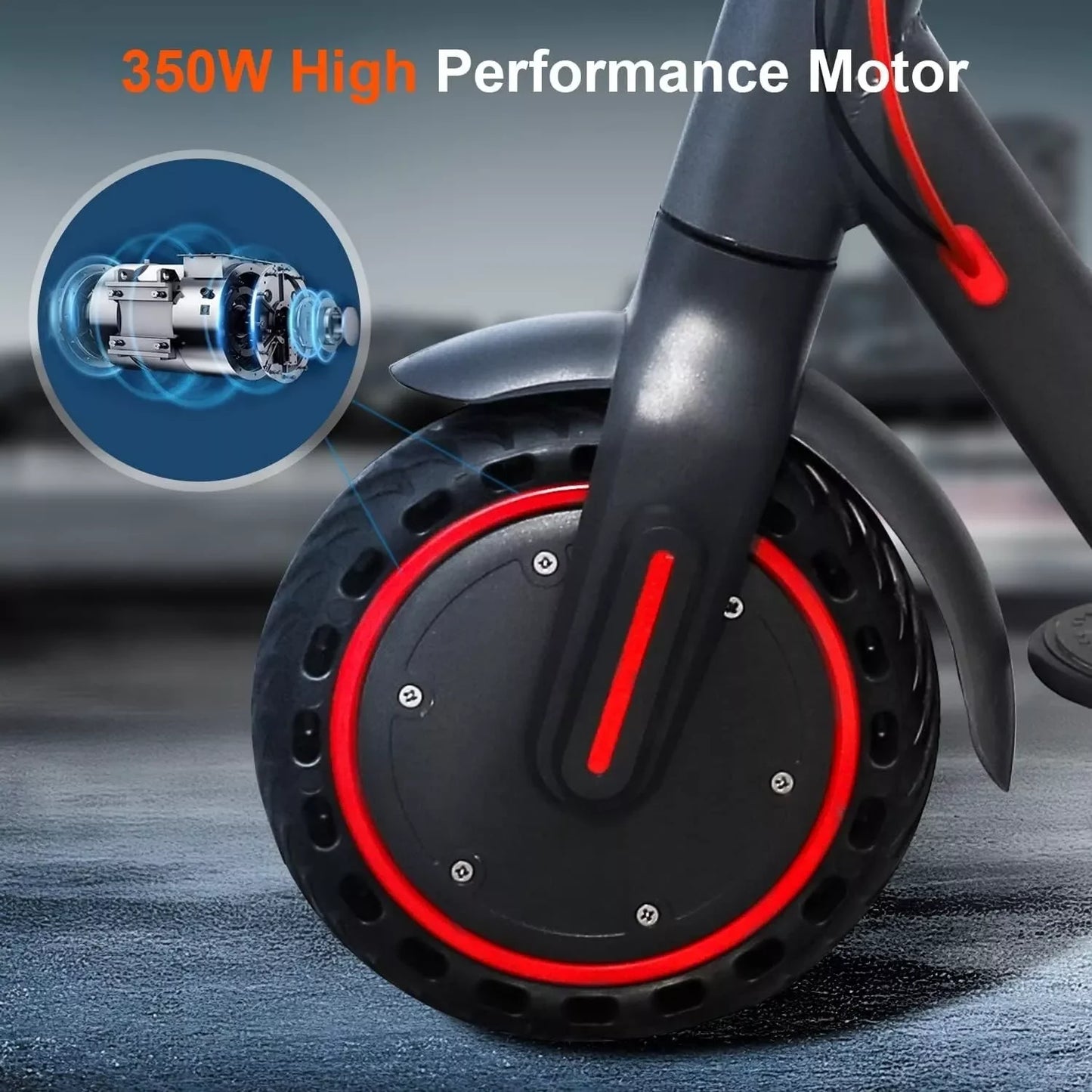 LP60 Electric Scooter 350W 19mph APP Smart Control Scooter 8.5inch tire Folding Electric Scooter 12miles Max Range for Adult