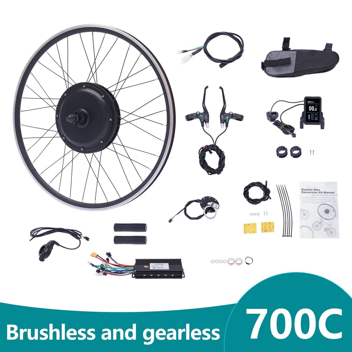 48V 1000W Front Wheel Electric Bicycle Motor Kit