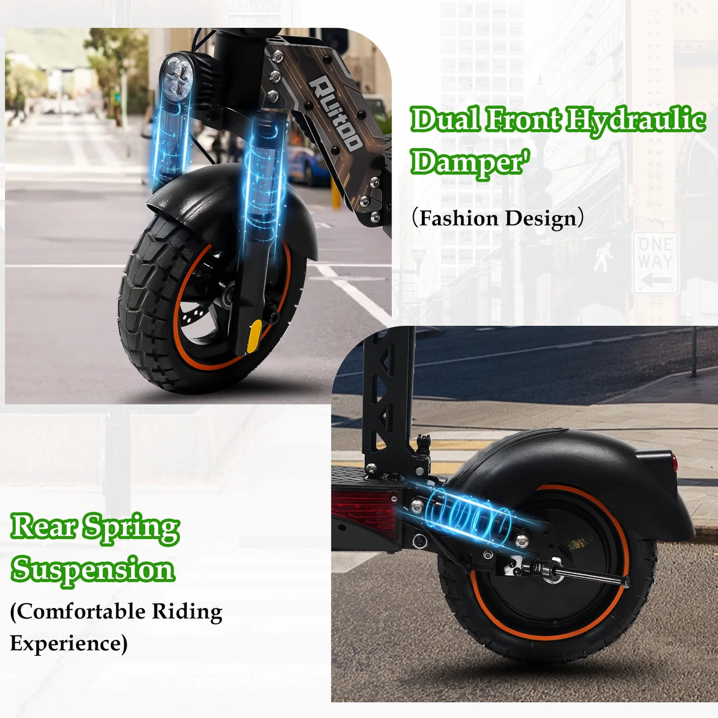 Electric Scooter Adults, Up to 32MPH,800W Motor Commuter Electric Scooter for Adults and Teen with Detachable Seat,10'' Vacuum