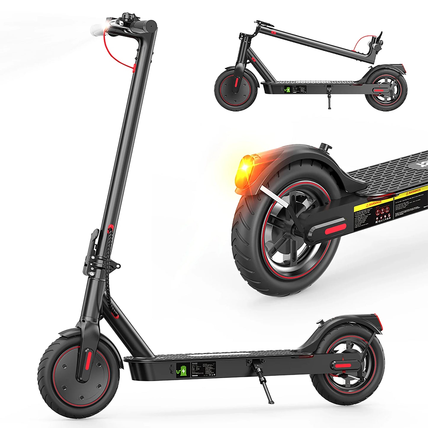 ISCOOTER I8 Electric Scooter for Adults 350W Motor Foldable E Scooter 36V 5.2AH Battery 8.5 Inch Tires City Electric Scooter