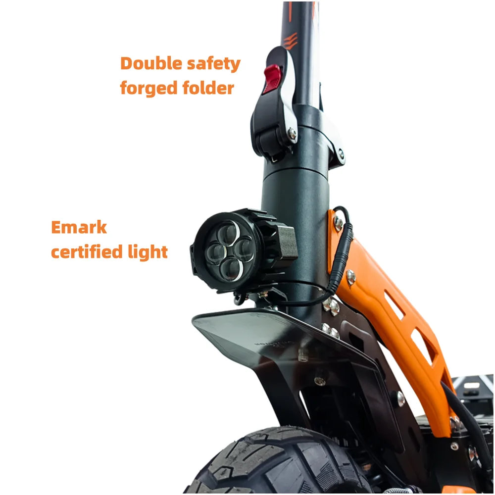 DT10 Dual Motor 48V 52V 20.8Ah Electric Scooter 1200W*2 1000W*2 60KM/H 70KM/H Range 70KM 80KG Offroad-Elektroroller