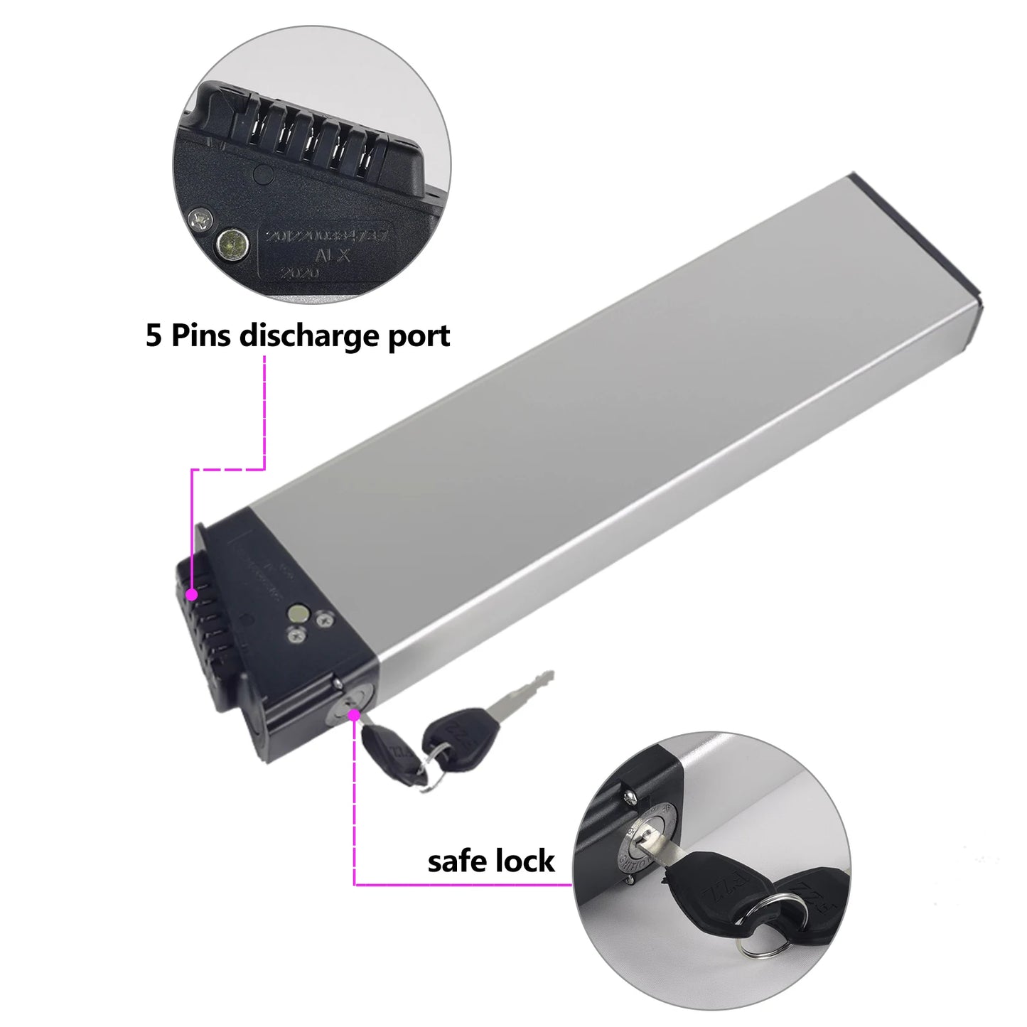 For mate x 48V Folding ebike Battery 48volt 10.4ah 14ah 17.5ah 12.8ah Electric Bike Battery Samebike Lo26 52v Batteries
