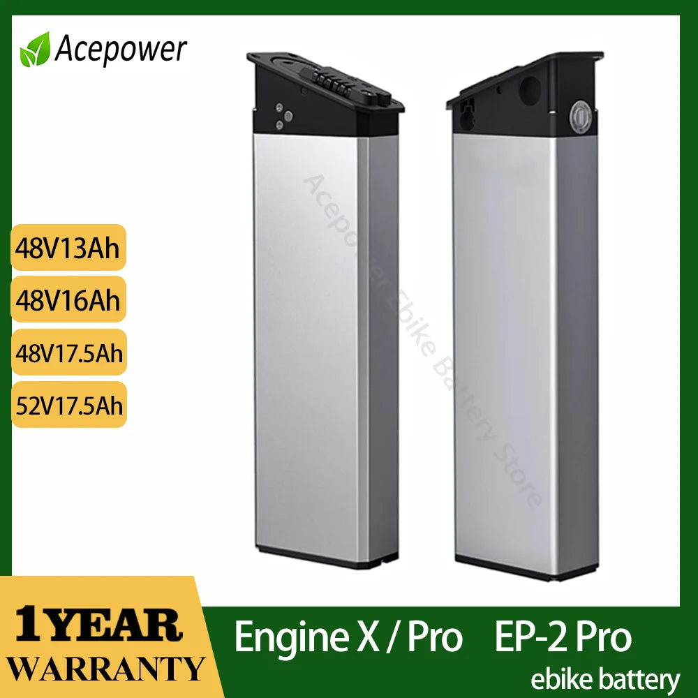 48V 17.5Ah 16Ah 13Ah Replacement Battery for 2022 New Engwe EP-2 Pro Engine Pro Upgraded Version For MATE X Bike Battery DCH-009